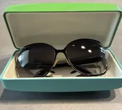 kate spade ブラック サングラス ケース付き
