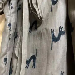 ヤンガニー　猫刺繍ワンピース