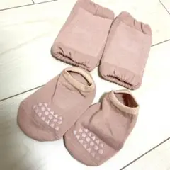 新品 ベビー 膝あて 靴下 セット Mサイズ