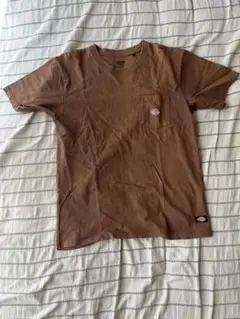 Dickies ブラウン Tシャツ ポケット付き