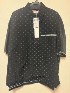 mintdesigns スター柄シャツ ブラック Mサイズ