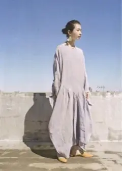 デッドストックOmas hande オーマスヘンデ　リネンワンピース
