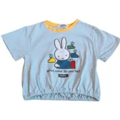 Miffy ミッフィー 半袖トップス　カットソー　Tシャツ　水色　100