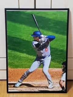 祝ドジャース大谷翔平 2024年MVP獲得！A3サイズポスターフレーム付き⑮