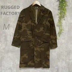 【RUGGED FACTORY】チェスター ロングジャケット カモフラ 春秋 M
