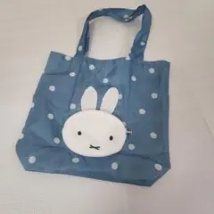 新品　未使用　ミッフィーのエコバッグ　水玉