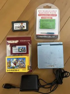 ゲームボーイアドバンスSP バッテリー新品バッテリーチャージャーソフト2個