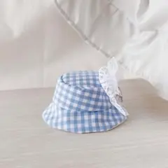 ［ac09 ］頭囲17~19cm 10cm ぬいぐるみ ぬい服 バケハ 帽子