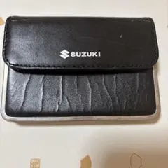 SUZUKI 名刺入れ ブラック 劣化あり