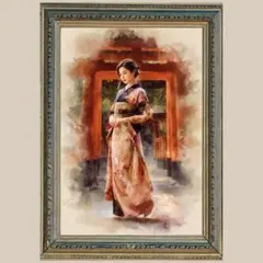 希望、幸福、成功✨天照大神様✨No.63【開運•風水•絵画風・ヒーリングアート】