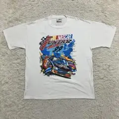 《90s美品L珍品早い者勝ち》ナスカーnascarレーシングusa tシャツ