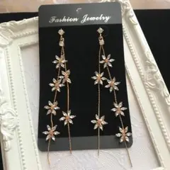 フラワー♥キラキラ ピアス