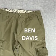 BEN DAVIS カーゴパンツ オリーブ　Lサイズ
