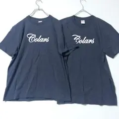 【2着セット】ネイビー Colars ロゴTシャツ United Athle