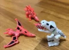 ほねほねザウルス　バラ3匹プラス1
