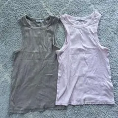 ZARA アメスリ　アメリカンスリーブ　タンクトップ2枚セット