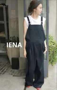 SLOBE IENA チノオーバーオール ネイビー