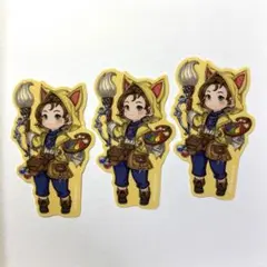 ff14 ステッカー クルル3枚