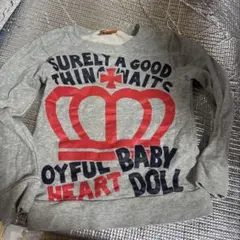 baby dollグレー トレーナー