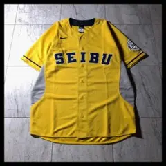 西武ライオンズ NIKE ベースボールシャツ ユニフォーム 限定 黄色 XL