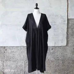 evam eva shadow check gathered poncho