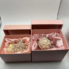 美品　Piearth ピィアース ジュエリーボックス 小物入れ　セット箱付き