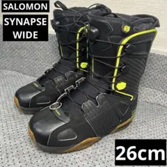 【使用少】SALOMON SYNAPSE WIDE スノーボードブーツ 26.5 Amazon | サロモン(SALOMON) スノーボードブーツ SYNAPSE WIDE