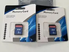 新品未使用　SDカード　2GB 2枚セット