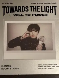 ATEEZ ミンギ インスタントフォトTOWARDS THE LIGHT