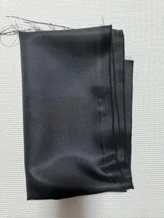 ユザワヤ　黒　生地　コスチュームサテン　150×110