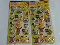 ポケモン☆宮城限定 ご当地 ぷくぷくシール ピカチュウ イーブイ ミジュマル