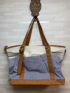 キャンバス 2way トートバッグ