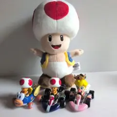 キノピオぬいぐるみ　マリオカート　マスコット　3種