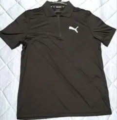 PUMA ブラック ポロシャツ US M