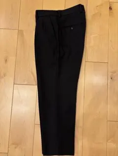 【ソブリン】　テーパードパンツ ツータック ブラック　黒