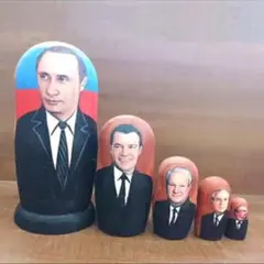 ロシア直輸入 肉筆天然木 歴代ロシア大統領マドリョーシカ 5体入 プーチン 2025年最新】プーチン マトリョーシカの人気アイテム - メルカリ