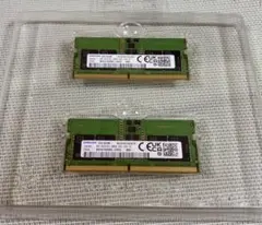 ノート用メモリ　Samsung DDR5 16G（8GB×2枚）4800MHz