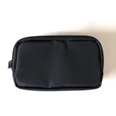 【新品】無印良品 MUJI コンパクトポーチ　黒