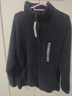 新品未着用 ユニクロ　XL ブラック フリースジャケット