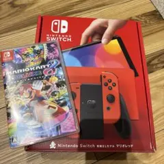 Nintendo Switch 有機ELモデル マリオレッド　コントローラー３個