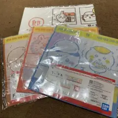 ちいかわ　一番くじ　みんなでラーメン　F賞 タオルコレクション　４枚セット