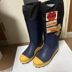 【未使用品】ミツウマ　岩礁 55NS　27cm　濃紺　長靴　長くつ 楽天市場】岩礁 55型NS スパイク付き長靴 94本埋設 足場ガッチリ