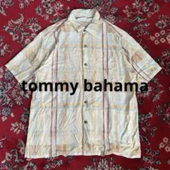 00s tommy bahama シルク　チェックシャツ　cboy ストリート