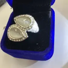 シルバー ダブルペアシェイプリング