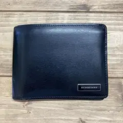 Burberry バーバリー 財布 二つ折り 黒 ブラック 札入れ