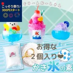 【祭限定✨お得な2個入り❤︎】✼かき氷の素 50g 隠れ工房GreenOcean