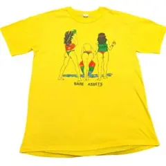 【通気性抜群　夏用　男女兼用　XL】イエロー Tシャツ