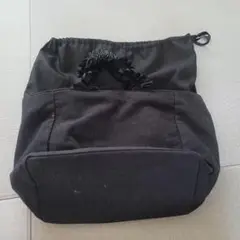 ♡お上品♡ ナイロン ドローストリング トートバッグ ブラック