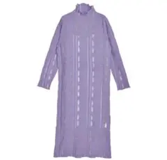 MEDI SHEER GEOMETRIC KNIT DRESS AMERI