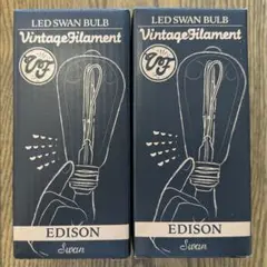 SWAN BULB VF EDISON SWB-E061L2個セット